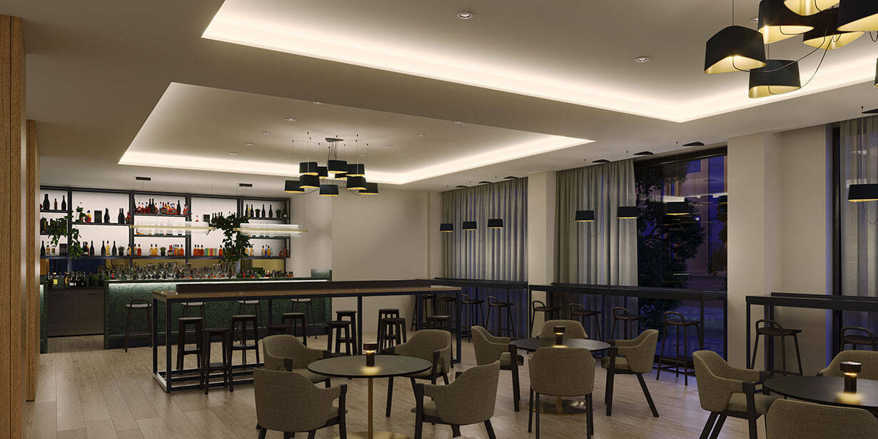 Adina apartment hotel cologne bar render desktop