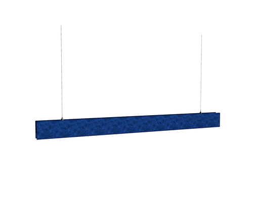 schlanke akustische Pendelleuchte SoundCover LIGHTS BOX mit LED Beleuchtung